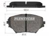 SAT ST0446542130 Колодки тормозные FR TOYOTA RAV4 00-