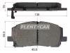 SAT ST0446548030 Колодки тормозные FR TOYOTA KLUGER 00-