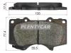 SAT ST0446560210 Колодки тормозные FR LEXUS GX470460,TOYOTA LAND CRUISER PRADO 120150 02-