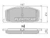 SAT ST04465YZZ50 Колодки тормозные FR TOYOTA COROLLA,SPRINTER,RAUM,SPACIO,CALDINA