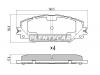 SAT ST-04465-YZZDY Колодки тормозные FR TOYOTA RAV4 05-