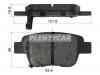 SAT ST-04466-05010 Колодки тормозные RR TOYOTA AVENSIS 03-/ALPHARD #NH2# 08-