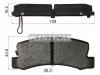 SAT ST0446620080 Колодки тормозные RR TOYOTA HARRIER 01-03TOYOTA COROLLA,LEVIN,TRUENO GT 95-