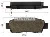SAT ST-04466-22160 Колодки тормозные RR TOYOTA MARK2, CHASER,CRESTA,CROWN 96-