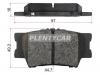 SAT ST-04466-33180 Колодки тормозные RR TOYOTA CAMRY 06-