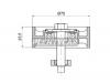 SAT ST1049577 Ролик обводной приводного ремня FORD FOCUS/MAVERICK/MAZDA TRIBUTE 2,0