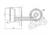 SAT ST1345A008 Натяжитель приводного ремня MMC ASX/LANCER 1,8-2,0 08-/OUTLANDER/CITROEN C-CROSSER 2,0-2,4 08-