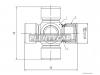 SAT ST1540 Крестовина рулевого кардана 15*40 universal