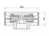 SAT ST1731709 Ролик обводной приводного ремня CITROEN JUMPER/FIAT DUCATO/FORD TRANSIT/PEUGEOT BOXER