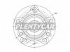 SAT ST-1K0498621 Ступичный узел FR/RR AUDI A3 03-13/SKODA OCTAVIA 04-12/YETI 10-/VW GOLF 03-08