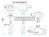 SAT ST-22448-6N015 Катушка свечи NS QG13DE/QG15DE/QG18DE, GA15DE, 96-
