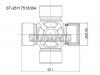 SAT ST26117518304 Крестовина BMW E30/E34/E83VOLVO XC90/MERCEDES C203/E211/E210/S220/NISSAN X-TRAIL T31