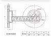 SAT ST26310AA021 Диск тормозной передний SB Legasy BC/BD/BG/BH/BE/BH 89-03, Impreza GD/GF/GG 92-07-