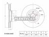 SAT ST-40206-JK600 Диск тормозной передний INFINITI QX50 10-