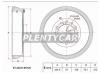 SAT ST424310K120 Барабан тормозной RR TOYOTA HILUX 07-