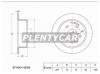 SAT ST-42431-22200 Диск тормозной RR TOYOTA Mark II 1GFE GX90/100
