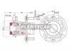 SAT ST4245052060 Ступица задняя VITZ (KSP90,NCP9#,SCP90)/RACTIS (NCP10#,SCP100)/BELTA #SP92 05- с ABS