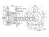 SAT ST43202CN000 Ступица RR NISSAN TEANA #J31 2WD