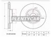 SAT ST-43512-02330 Диск тормозной FR TOYOTA COROLLA ##E18#