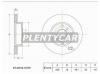 SAT ST4351212370 Диск тормозной FR TY Levin/Marino/Trueno AE101, Sprinter/Corolla  AE111