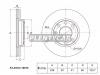 SAT ST-43512-16070 Диск тормозной FR TOYOTA STARLET/TERCEL/CORSA/COROLLA II 90-96