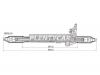 SAT ST-44250-60012 Рейка рулевая Toyota Land Cruiser Prado 96-02 RHD