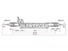 SAT ST4425060090 Рейка рулевая Toyota Land Cruiser 02-07 RHD