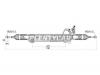 SAT ST4425060100 Рулевая рейка Toyota Land Cruiser 02-07 LHD