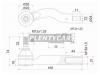 SAT ST4504649125 Наконечник рулевой TOYOTA IPSUM 01- LH-2WD/RH-4WD