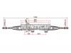 SAT ST4551002070 Рейка рулевая Toyota Corolla 02- (электрическая) шток D=14 LHD