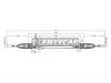 SAT ST-45510-42080 Рейка рулевая Toyota RAV4 ACA3#/ASA3#/GSA3# LHD