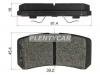 SAT ST-4605A487 Колодки тормозные RR MITSUBISHI ASX 10-