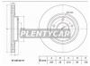 SAT ST-4615A117 Диск тормозной FR MITSUBISHI ASX 10- OUTLANDER 12-