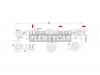SAT ST462106N605 Шланг тормозной FR NISSAN BLUEBIRD SYLPHY/PULSAR/SUNNY/WINGROAD/AD 98-08 LH