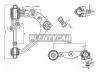 SAT ST4806629215 Рычаг верхний с шаров. TOYOTA HIACE/REGIUSACE 05- 2WD LH