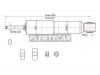 SAT ST4850029606 Амортизатор передний TOYOTA LITE/TOWNACE NOAH 86-96 LH=RH