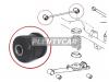 SAT ST4870228130 Сайлентблок задней продольной верхней  тяги TOYOTA LITE/TOWNACE NOAH,V 1996-2007