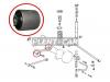 SAT ST4870260090 Сайлентблок FR=RR задней верхней продольной тяги TOYOTA LAND CRUISER/LEXUS LX470 98-