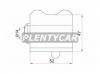 SAT ST4881505160 Втулка FR стабилизатора TOYOTA AVENSIS ZRT270 08- D-23 RH
