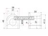 SAT ST4881821080 Втулка RR стабилизатора TOYOTA AVENSIS,CALDINA 03-