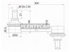 SAT ST4882044020 Линк передний TOYOTA IpsumNoahVoxyIsis 2WD 01-