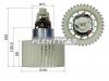 SAT ST-4A0959101A Мотор отопителя салона AUDI 100 90-94/AUDI A6 94-97