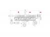 SAT ST5154065J00 Шланг тормозной FR SUZUKI ESCUDO/GRAND VITARA 05- RH