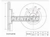 SAT ST517122F100 Диск тормозной FR  KIA CERATO 04 -