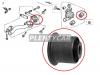 SAT ST52210SNAA50U Сайлентблок задней цапфы HONDA CIVIC FD 2006-2012