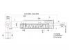 SAT ST52610SAAG02 Амортизатор задний HONDA FITARIAMOBILIO 01- LH=RH