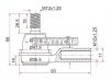 SAT ST53540SX8T01 Наконечник рулевой тяги HR-V