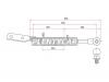 SAT ST-60315-FC201 Амортизатор задней двери SUBARU FORESTER 97-02 RH
