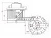 SAT ST8710360220 Мотор отопителя салона TOYOTA LAND CRUISER 100/LX470 TYPE A/B 98-