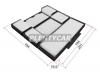 SAT ST-88508-12020 Фильтр салонный  TOYOTA COROLLA #E11# 95-00